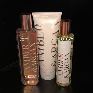 BBW Amber & Argan fragrance set!